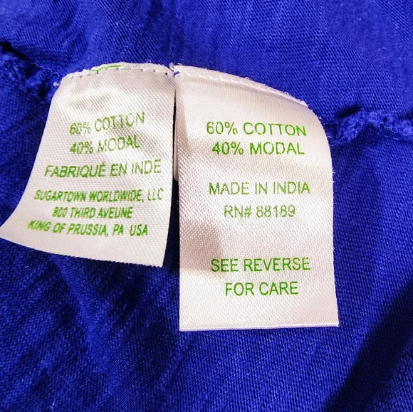 Lilly Pulitzer Esse Royal Blue Sleeveless Midi Shift Dress w/ Button Detail in M - Picture 10 of 10